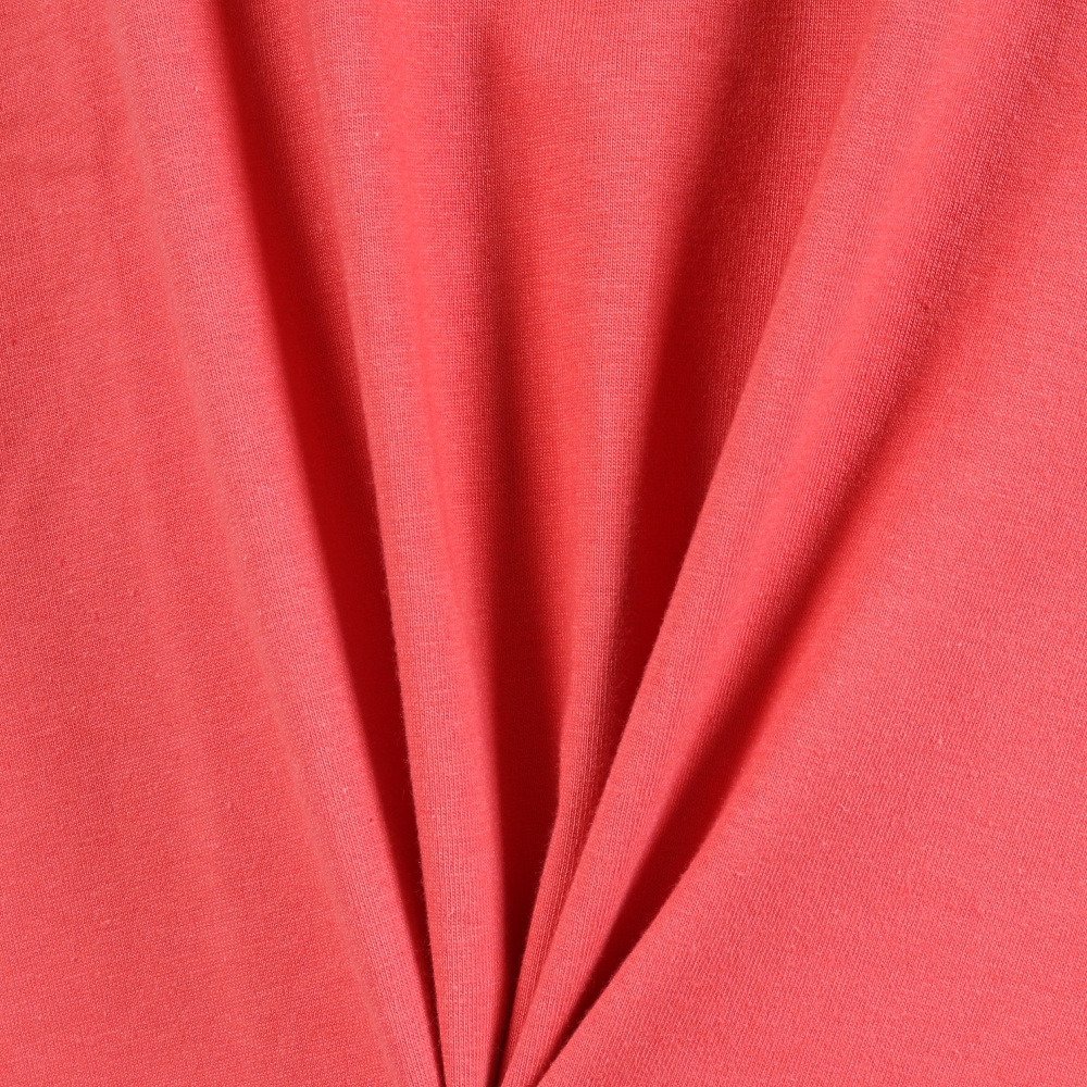 クリフメイヤー（KRIFF MAYER）（レディース）柄ロゴ半袖Tシャツ W2546305:35:RED