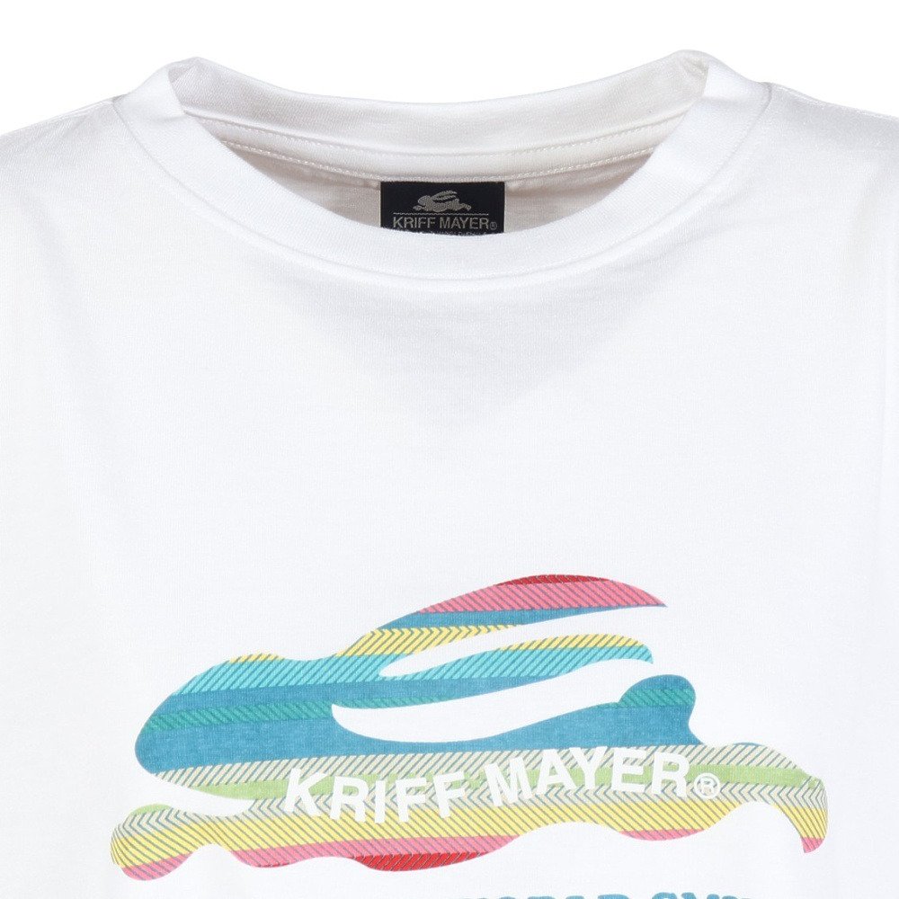 クリフメイヤー（KRIFF MAYER）（レディース）柄ロゴ半袖Tシャツ W2546305:5:OFF