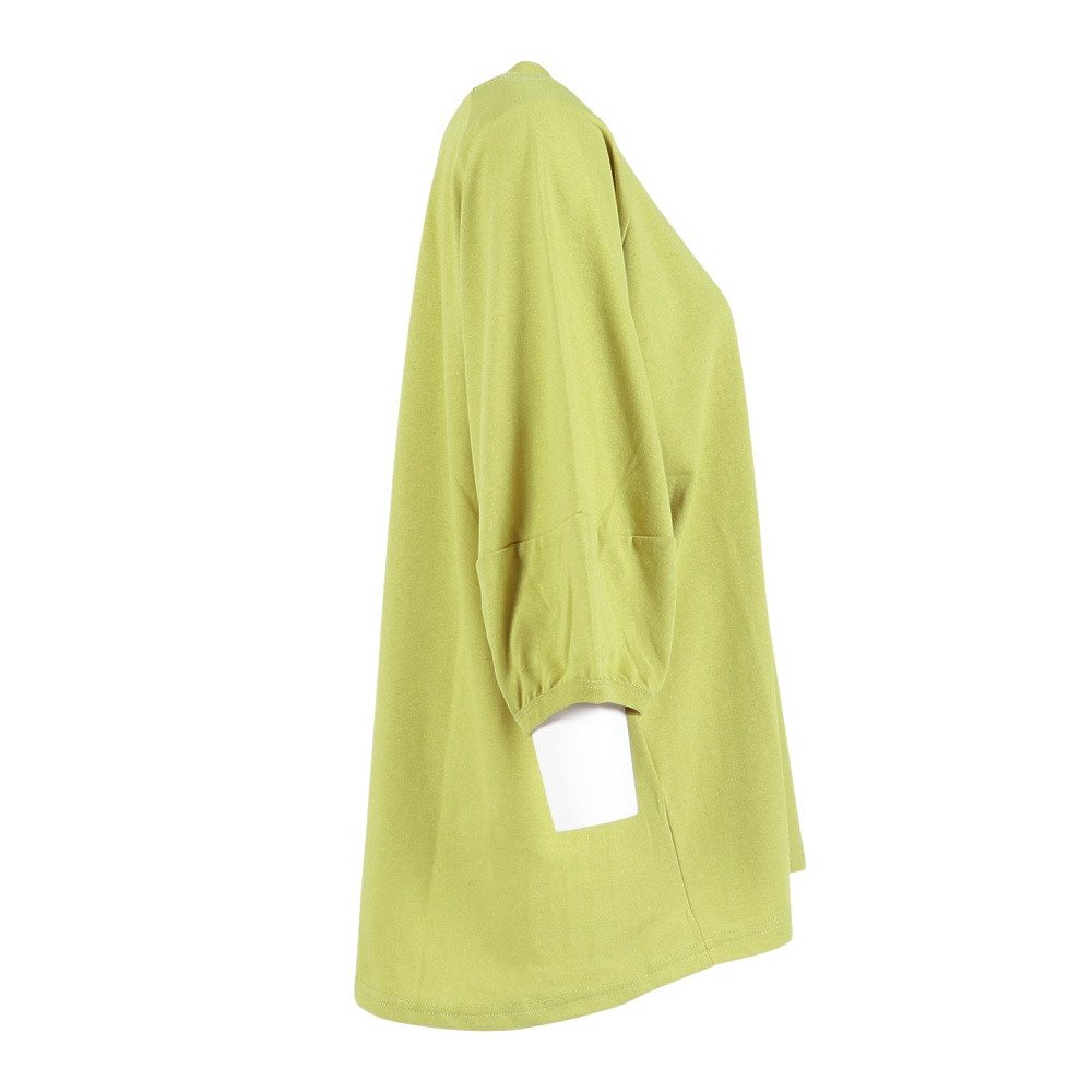 クリフメイヤー（KRIFF MAYER）（レディース）ウェットプロテクトランタンスリーブTシャツ W2547817:56:MUSTARD