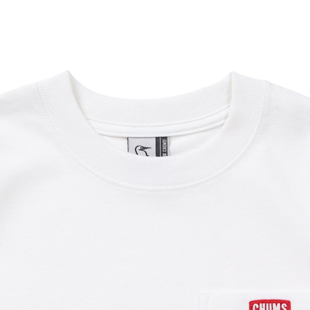 チャムス（CHUMS）（レディース）LB ロゴ ポケット Glow 半袖Tシャツ CH11-2829-W001