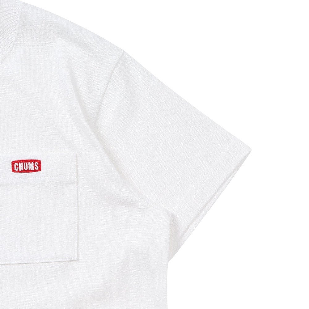 チャムス（CHUMS）（レディース）LB ロゴ ポケット Glow 半袖Tシャツ CH11-2829-W001