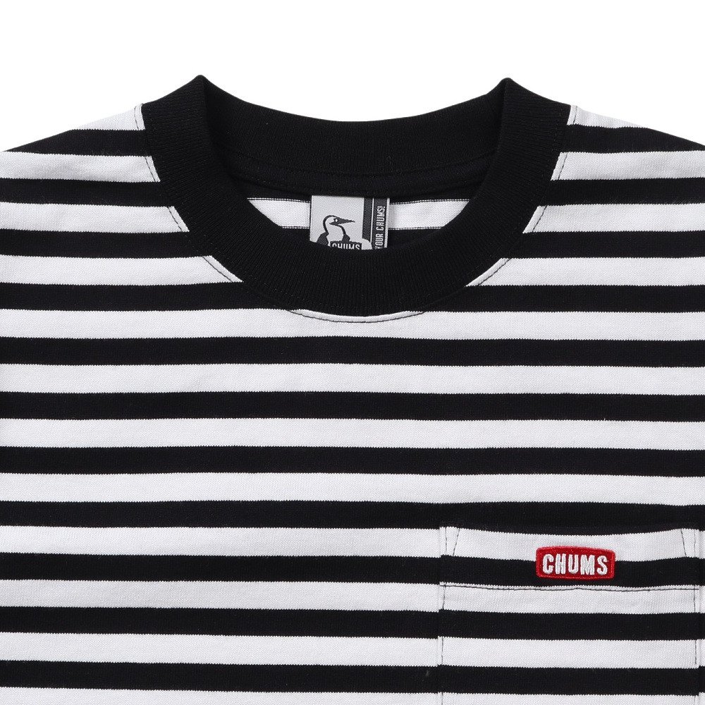 チャムス（CHUMS）（レディース）LB ロゴ ポケット Glow 半袖Tシャツ CH11-2829-W049