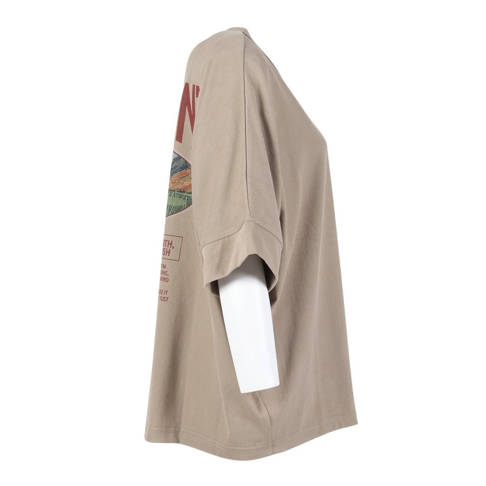 クリフメイヤー（KRIFF MAYER）（レディース）夏季GO! 半袖Tシャツ 山 W2555114:20:BEIGE