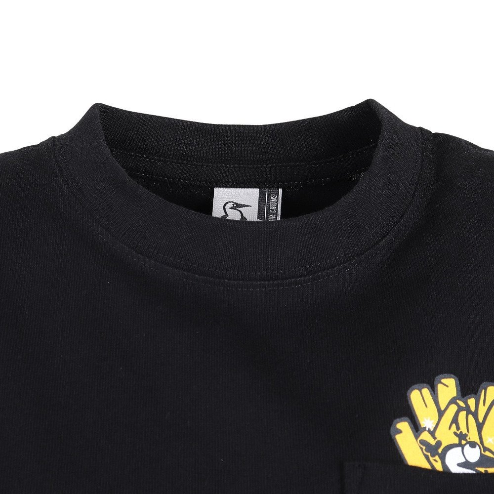 チャムス（CHUMS）（レディース）半袖 アンチバグ ファストフード ポケットTシャツ CH11-2715-K001