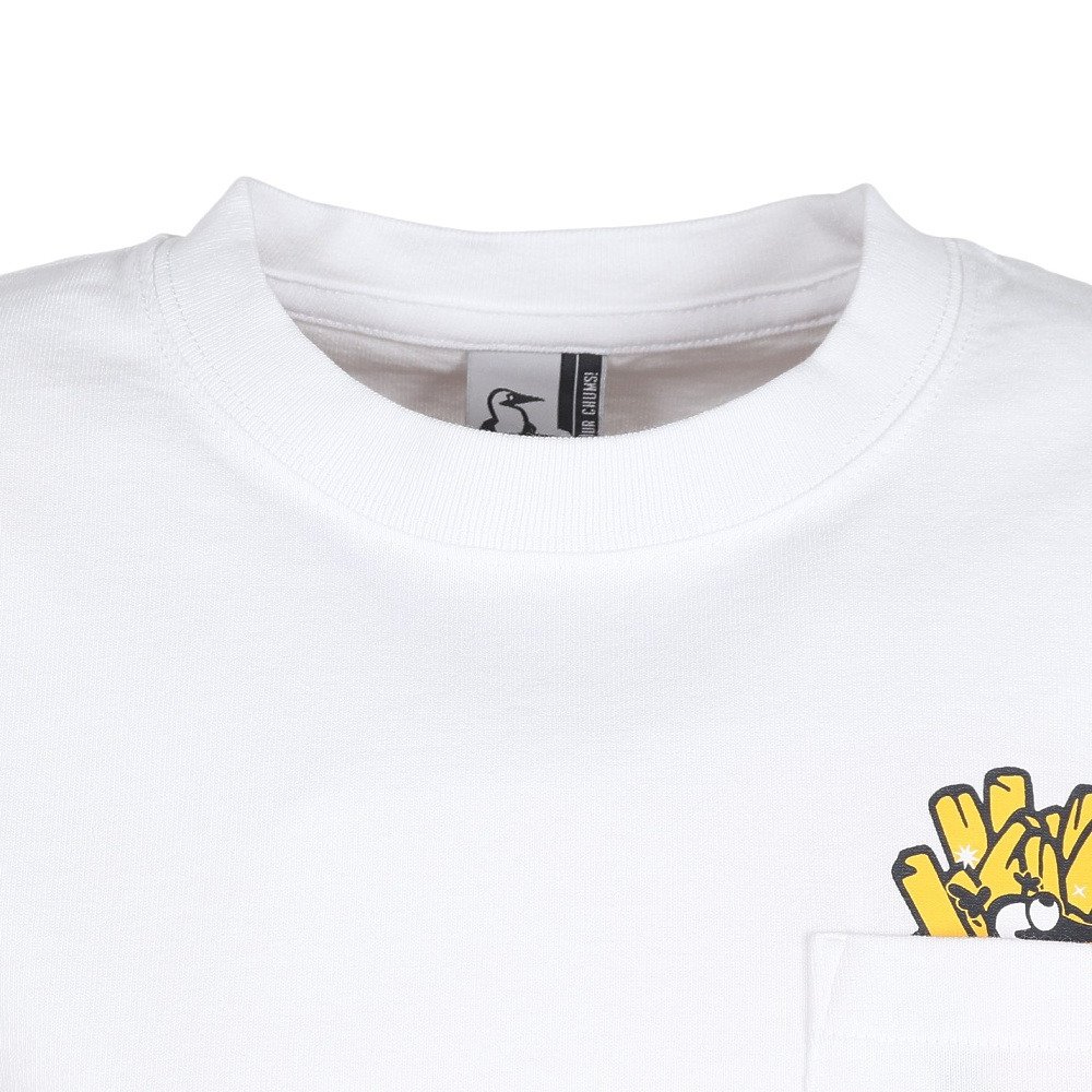 チャムス（CHUMS）（レディース）半袖 アンチバグ ファストフード ポケットTシャツ CH11-2715-W001