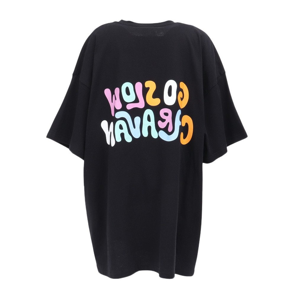 ゴースローキャラバン（GOSLOWCARAVAN）（レディース）USAコットン ビッグ半袖Tシャツ 361931 BLK