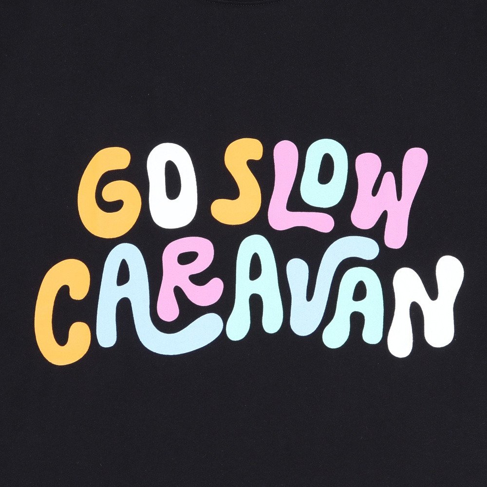 ゴースローキャラバン（GOSLOWCARAVAN）（レディース）USAコットン ビッグ半袖Tシャツ 361931 BLK