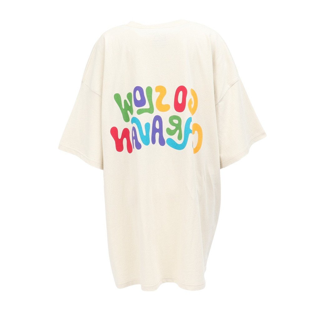 ゴースローキャラバン（GOSLOWCARAVAN）（レディース）USAコットン ビッグ半袖Tシャツ 361931 IVY