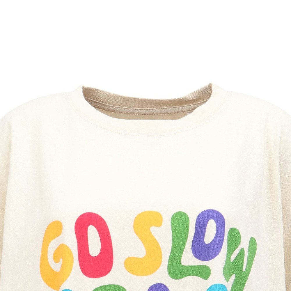 ゴースローキャラバン（GOSLOWCARAVAN）（レディース）USAコットン ビッグ半袖Tシャツ 361931 IVY