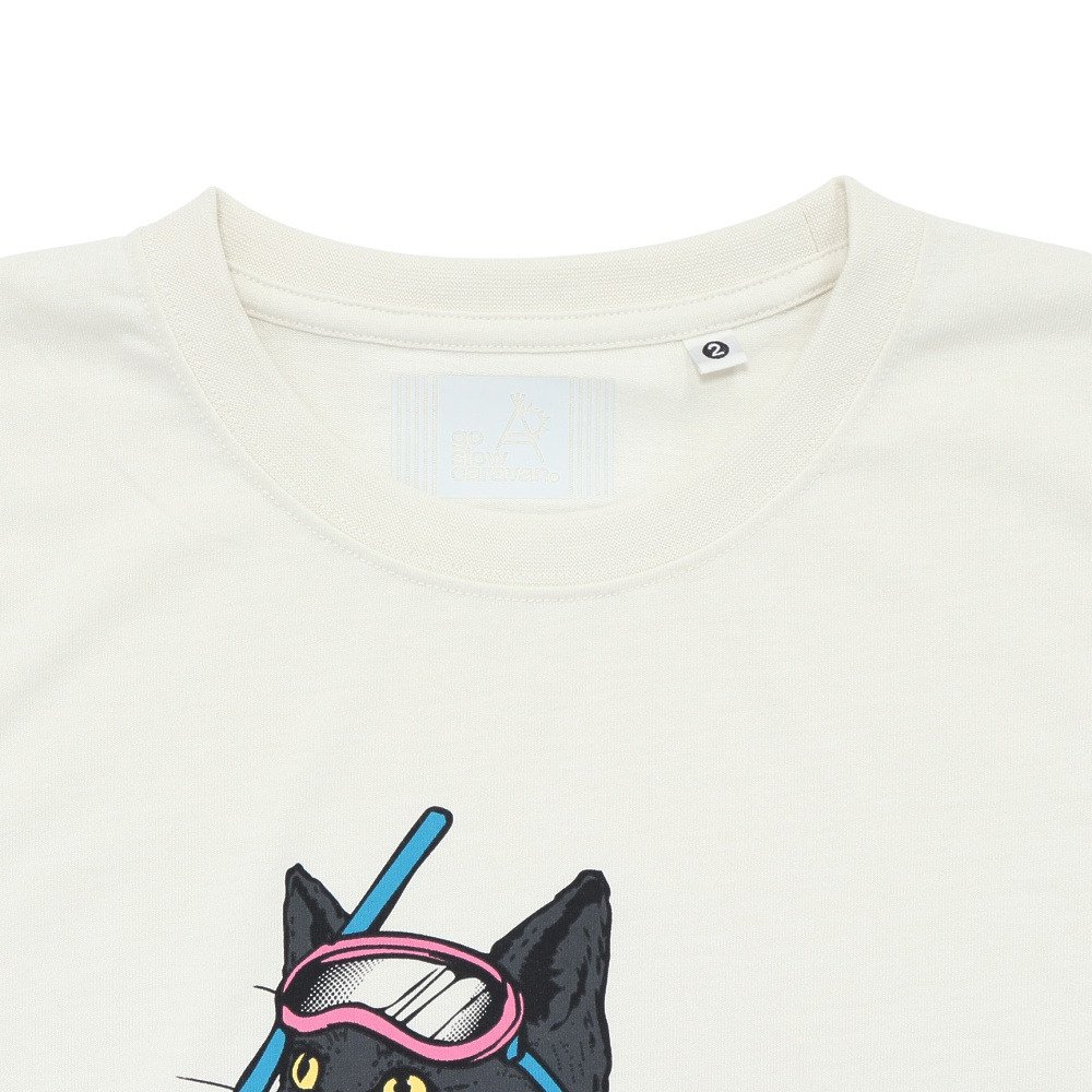 ゴースローキャラバン（GOSLOWCARAVAN）（レディース）Drymix 海猫 半袖Tシャツ 365601 IVY