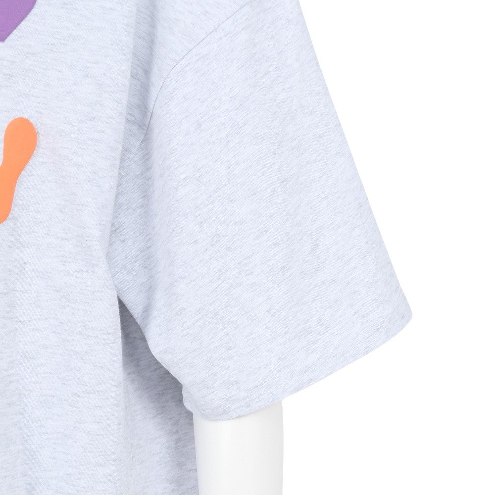 ゴースローキャラバン（GOSLOWCARAVAN）（レディース）シリコンバイオ ヒッピーロゴ ゆったり 半袖Tシャツ 366107 GRY