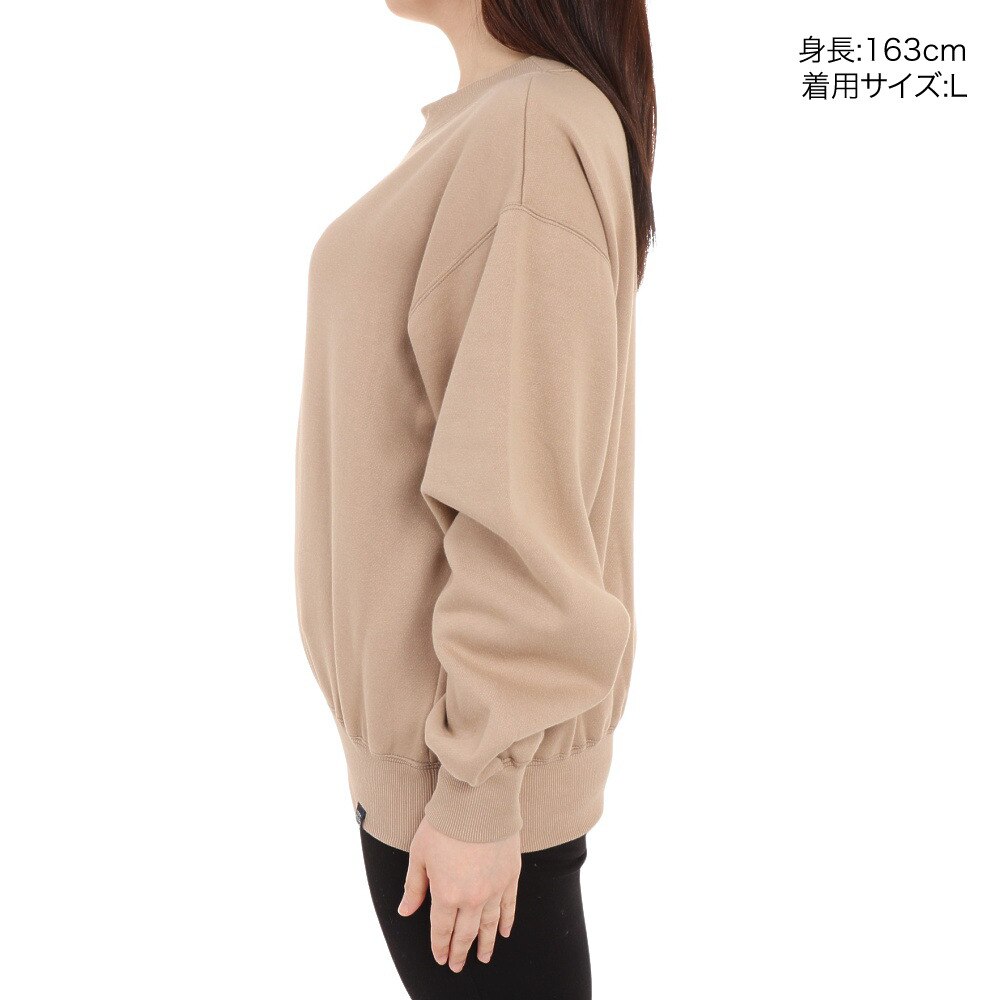 クリフメイヤー（KRIFF MAYER）（レディース）スウェット 速乾裏起毛ボートネック 2227209L-20:BEIGE