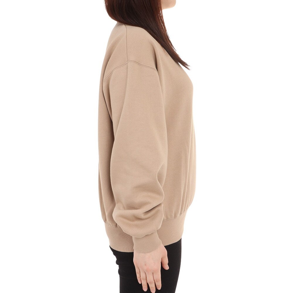 クリフメイヤー（KRIFF MAYER）（レディース）スウェット 速乾裏起毛ボートネック 2227209L-20:BEIGE
