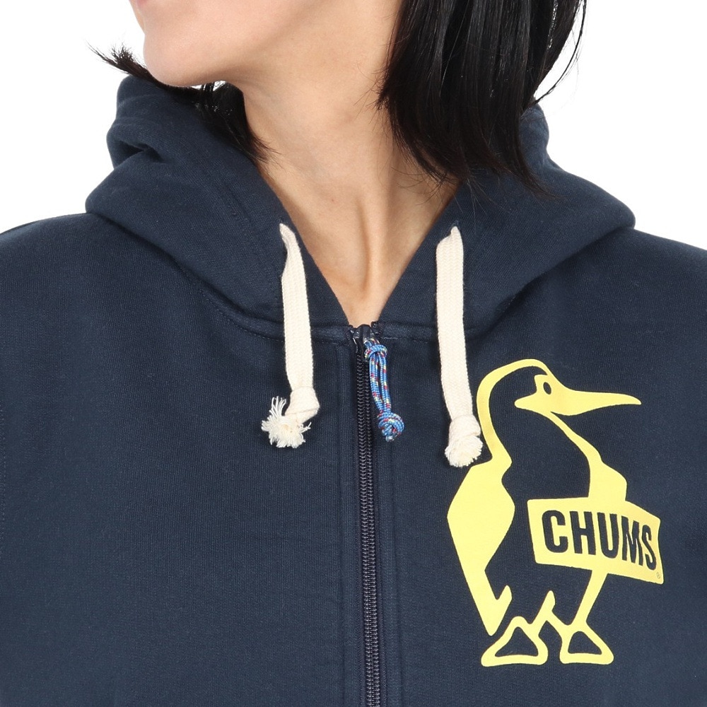 チャムス（CHUMS）（レディース）Booby ロゴジップパーカー CH10-1420-N098