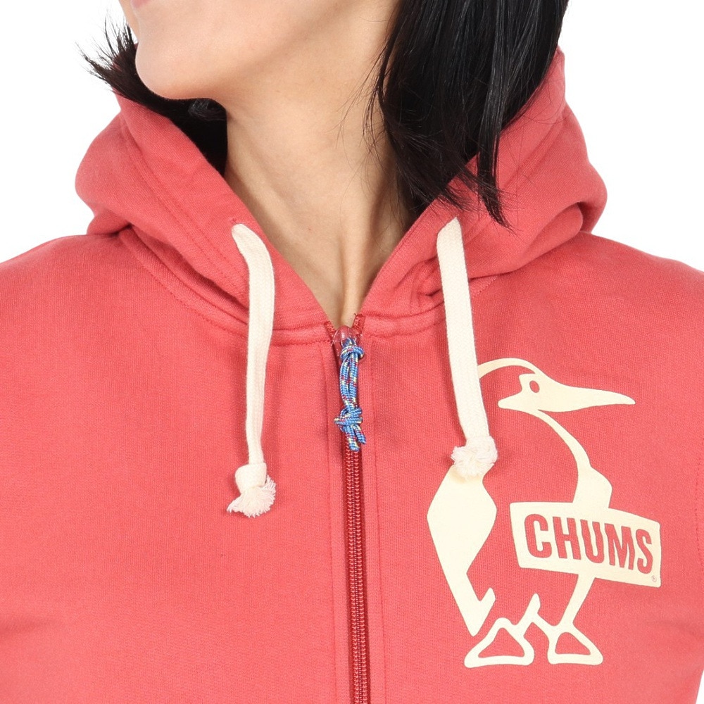 チャムス（CHUMS）（レディース）Booby ロゴジップパーカー CH10-1420-R129