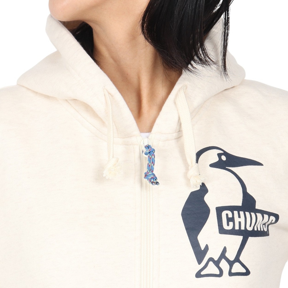 チャムス（CHUMS）（レディース）Booby ロゴジップパーカー CH10-1420-W095