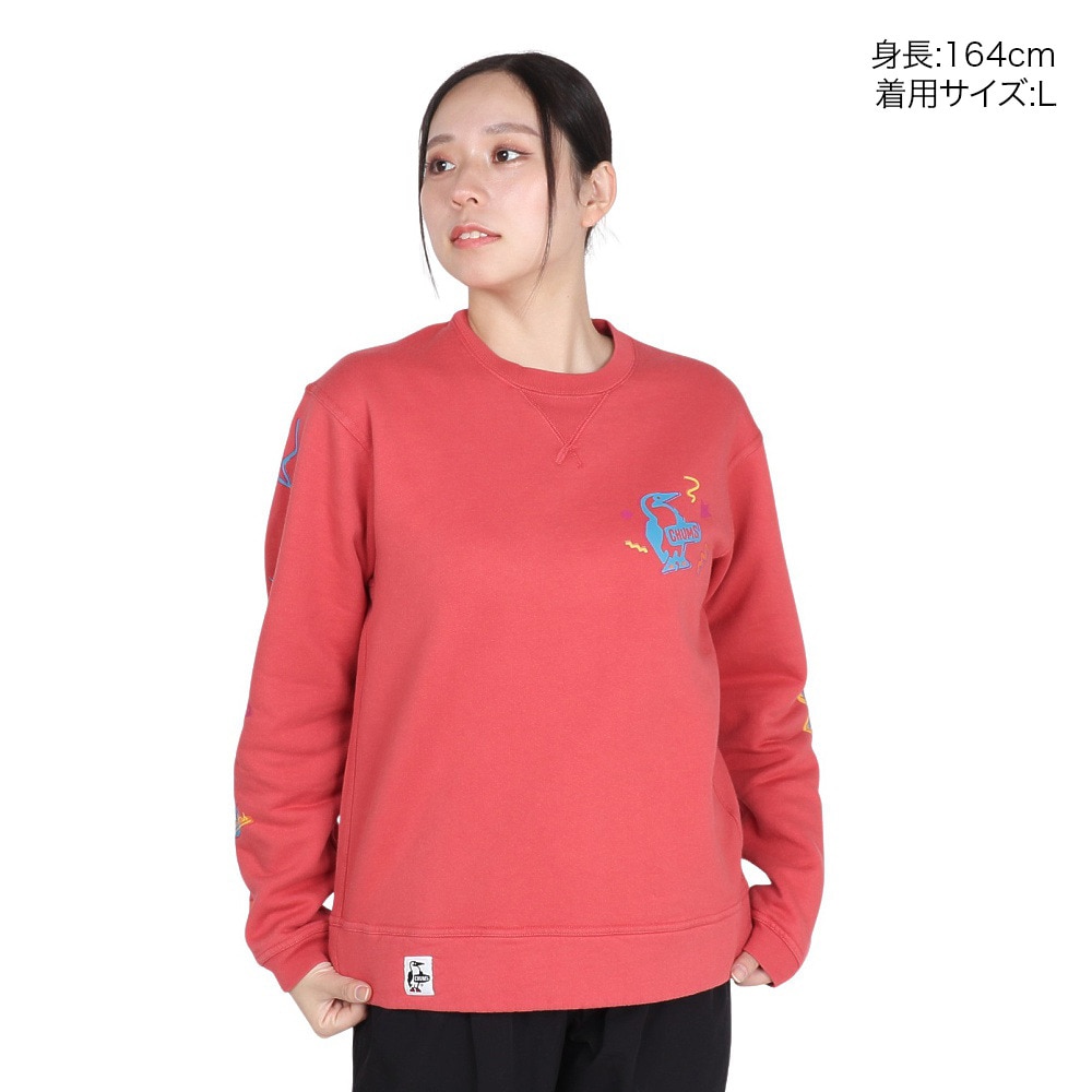 チャムス（CHUMS）（レディース）Disco Time クルーネックトップ スウェットシャツ CH10-1463-R129 トレーナー