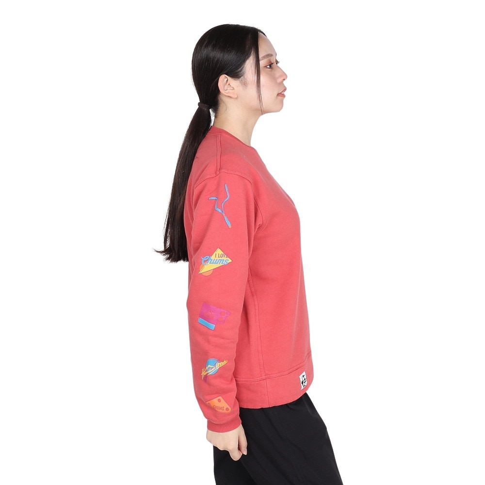 チャムス（CHUMS）（レディース）Disco Time クルーネックトップ スウェットシャツ CH10-1463-R129 トレーナー