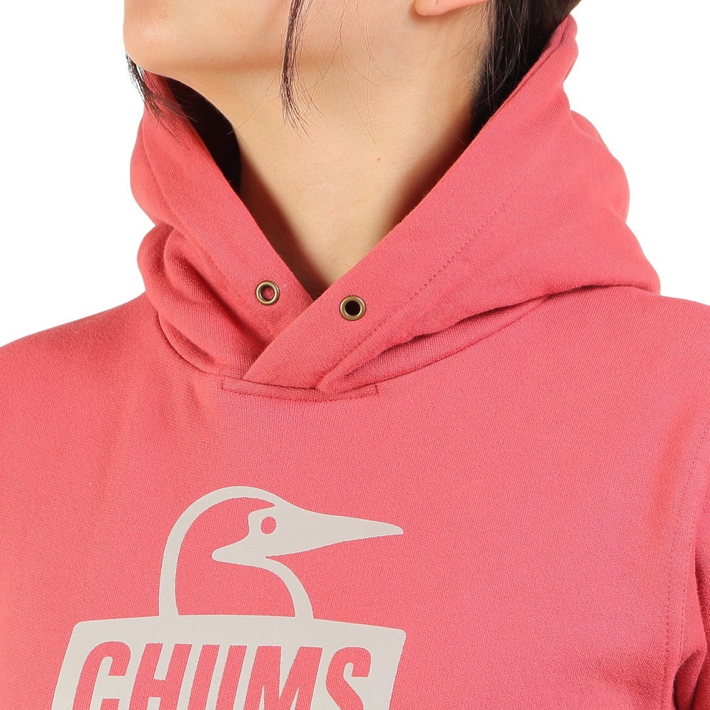 チャムス（CHUMS）（レディース）スウェット パーカー ブービーフェイス プルオーバーパーカー CH10-1419-R110 ピンク
