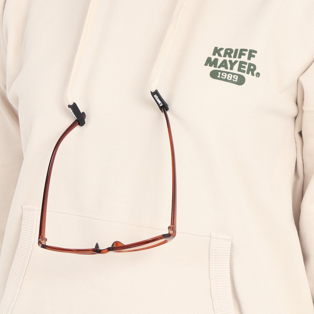 クリフメイヤー（KRIFF MAYER）（レディース）キャンプラビット裏起毛ゆるパーカー 2327809L-9 NATURAL