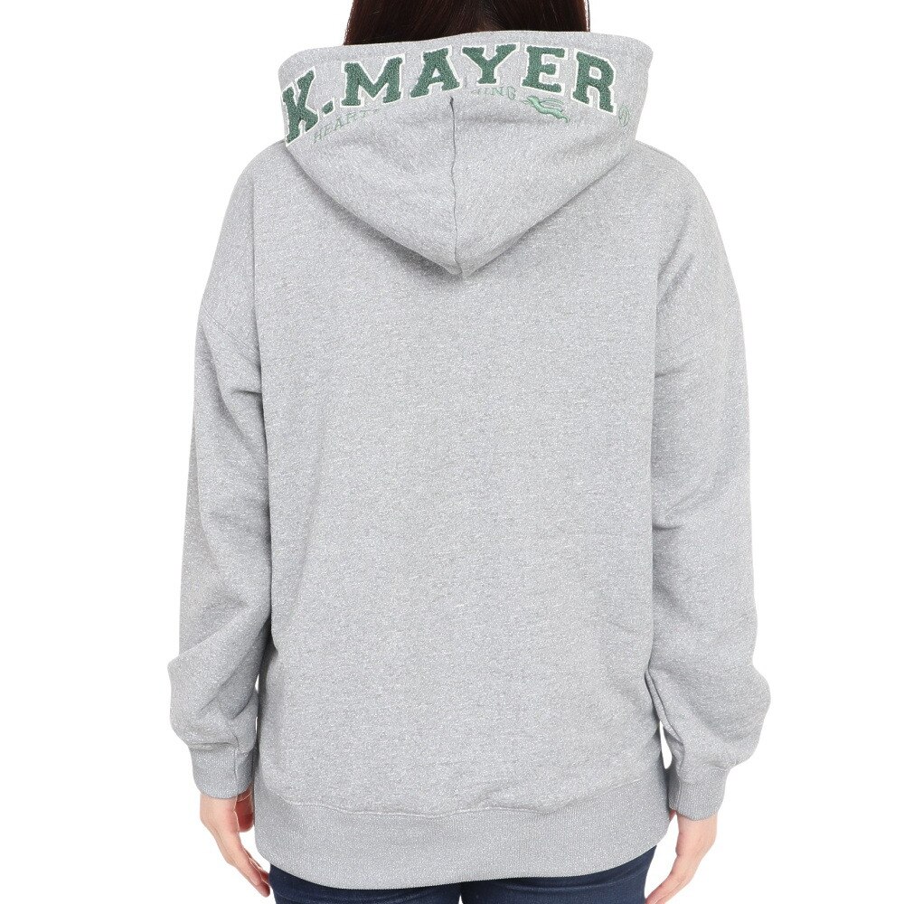 クリフメイヤー（KRIFF MAYER）（レディース）裏起毛パーカー 2327810L-15 GRAY