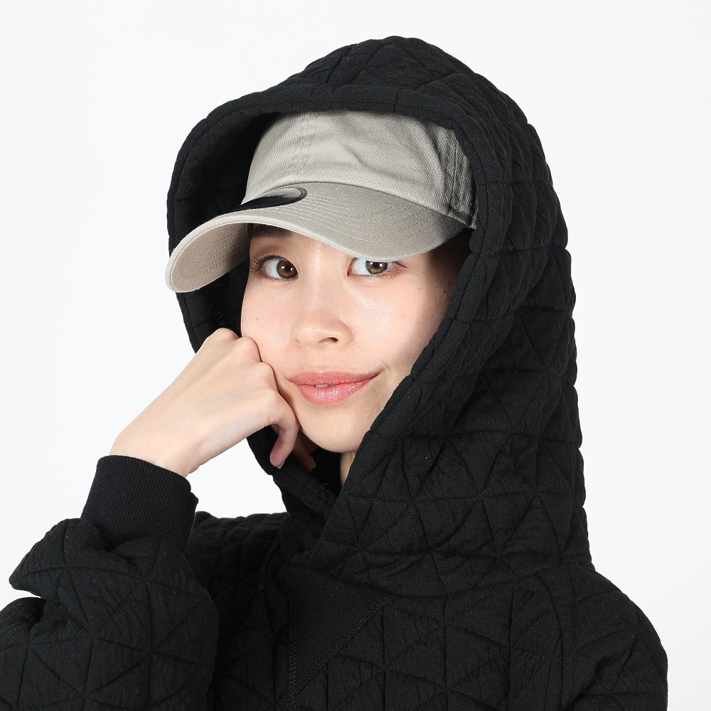 クリフメイヤー（KRIFF MAYER）（レディース）パーカー ロング丈 キルト スウェット チュニックパーカー 2327814L-19:BLACK ブラック 体型カバー