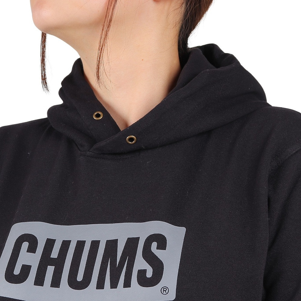 チャムス（CHUMS）（レディース）ロゴプルオーバーパーカーループパイル スウェット CH10-1443-K083