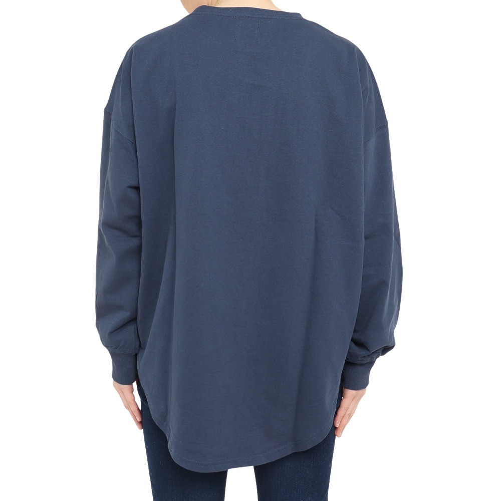 クリフメイヤー（KRIFF MAYER）（レディース）長袖Tシャツ ロンT アメカジビッグタフループTシャツ 2237812L-79:NAVY ネイビー 綿100