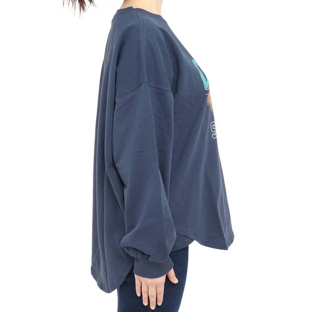 クリフメイヤー（KRIFF MAYER）（レディース）長袖Tシャツ ロンT アメカジビッグタフループTシャツ 2237812L-79:NAVY ネイビー 綿100