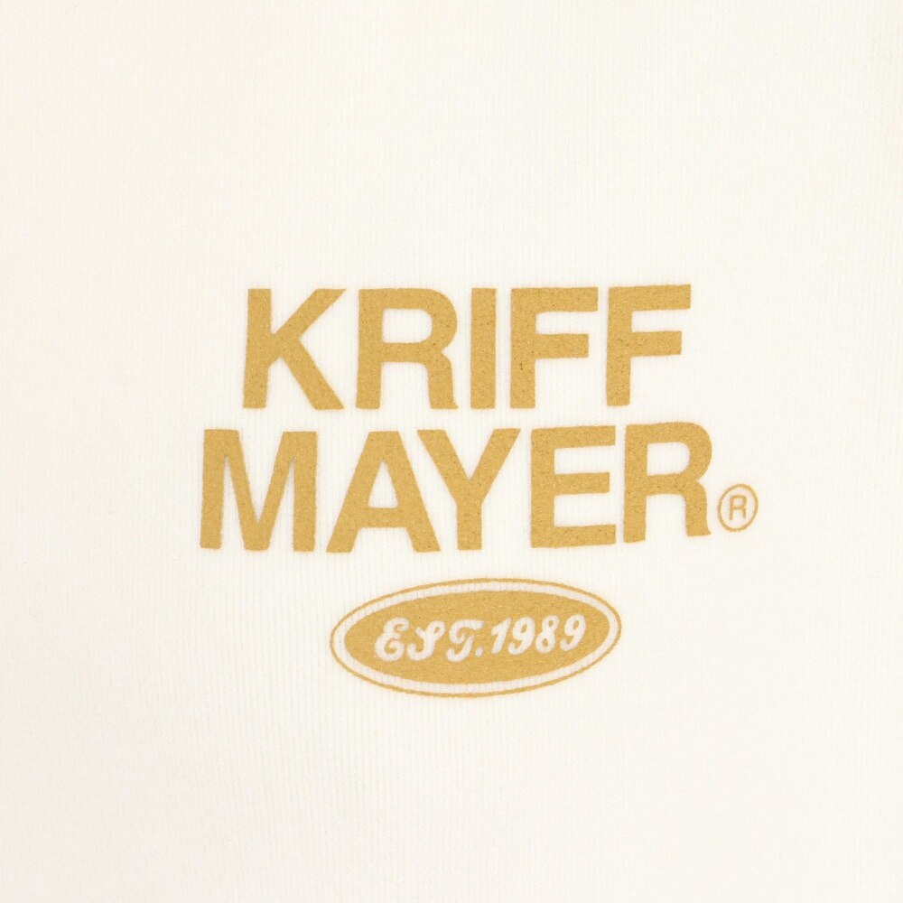 クリフメイヤー（KRIFF MAYER）（レディース）長袖Tシャツ ロンT もちのびクルーネック 2317817L-90:MULTI-COL アイボリー