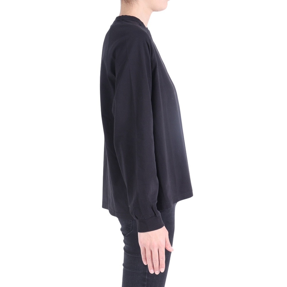 クリフメイヤー（KRIFF MAYER）（レディース）ロンT 長袖Tシャツ キャンプラビットロンT 2337821L-19:BLACK ブラック