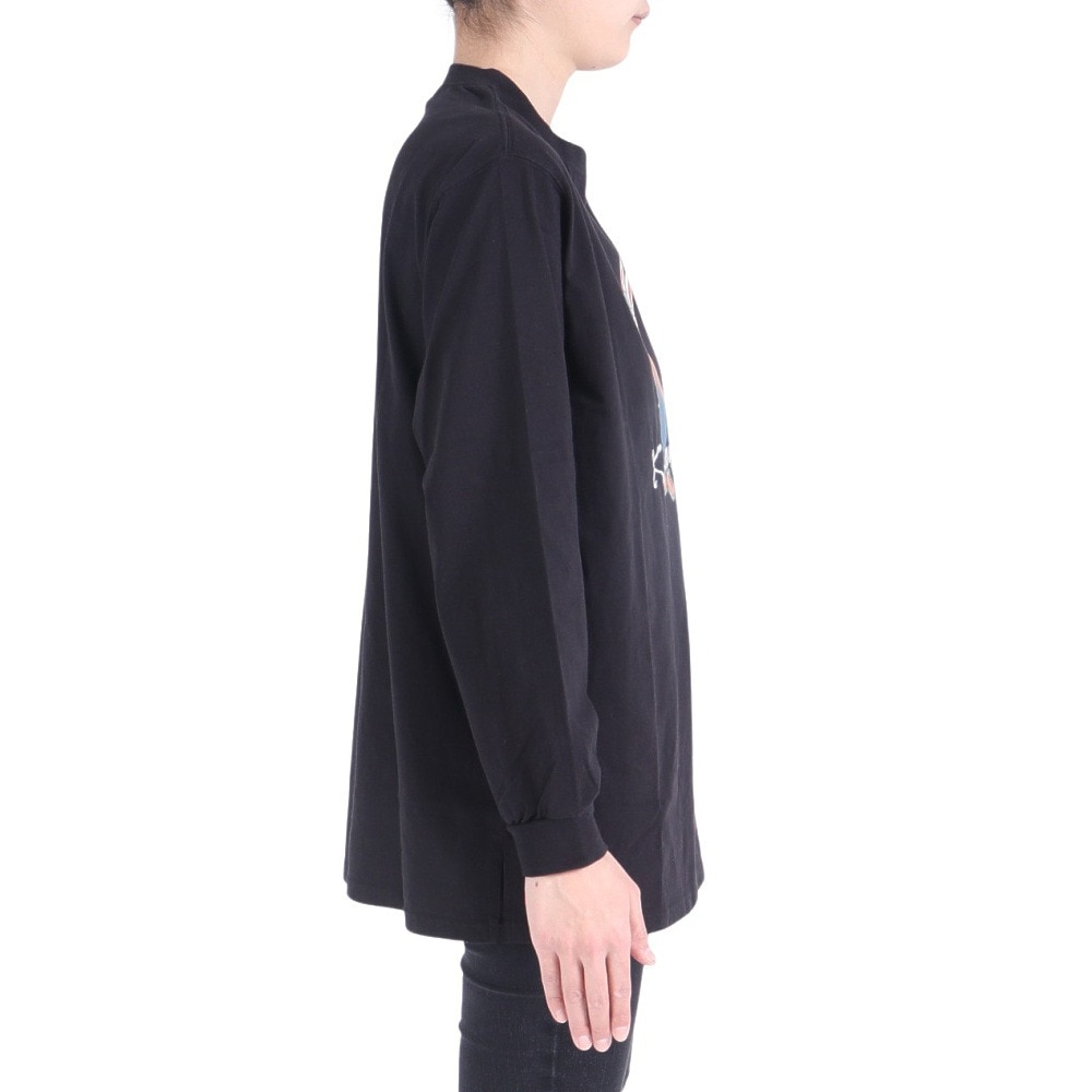 クリフメイヤー（KRIFF MAYER）（レディース）ロンT 長袖Tシャツ キャンプラビット チュニック 2337822L-19:BLACK ブラック
