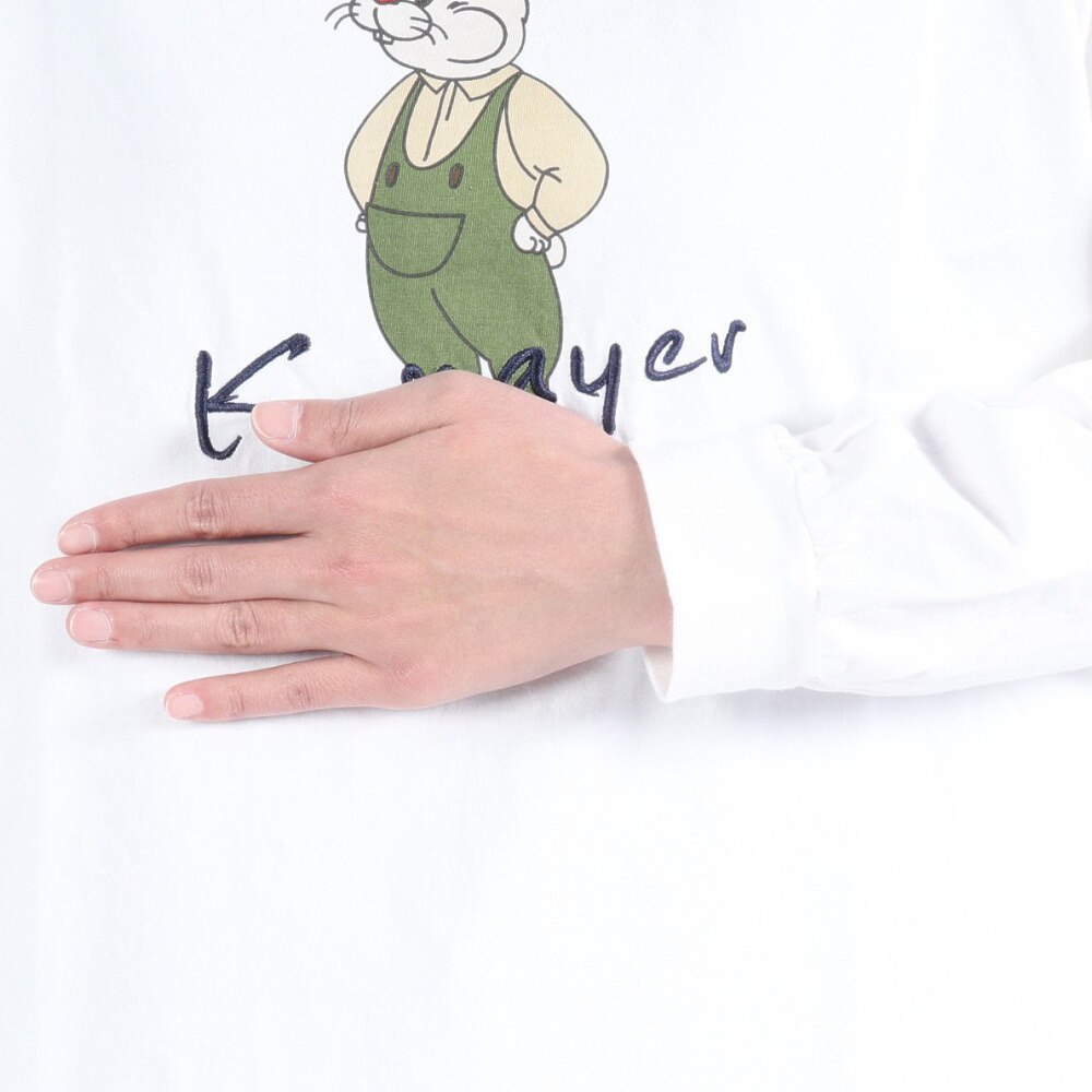 クリフメイヤー（KRIFF MAYER）（レディース）ロンT 長袖Tシャツ キャンプラビット チュニック 2337822L-5:OFF オフホワイト