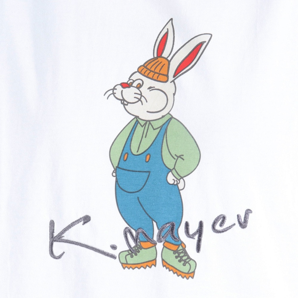 クリフメイヤー（KRIFF MAYER）（レディース）ロンT 長袖Tシャツ キャンプラビット チュニック 2337822L-90:MULTI-COL イエロー×グリーン