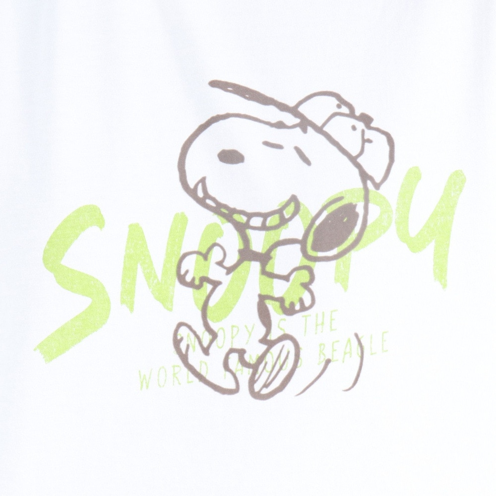 クリフメイヤー（KRIFF MAYER）（レディース）ロンT 長袖Tシャツ SNOOPY スヌーピー ゆるロンT 2337824L-90:MULTI-COL ホワイト