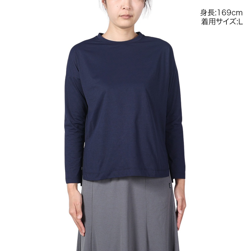 フットマーク（FOOTMARK）（レディース）長袖プルオーバーTシャツ 水陸両用 3100223-19 速乾