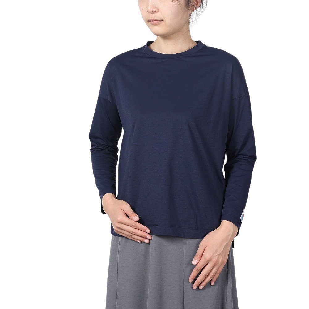 フットマーク（FOOTMARK）（レディース）長袖プルオーバーTシャツ 水陸両用 3100223-19 速乾