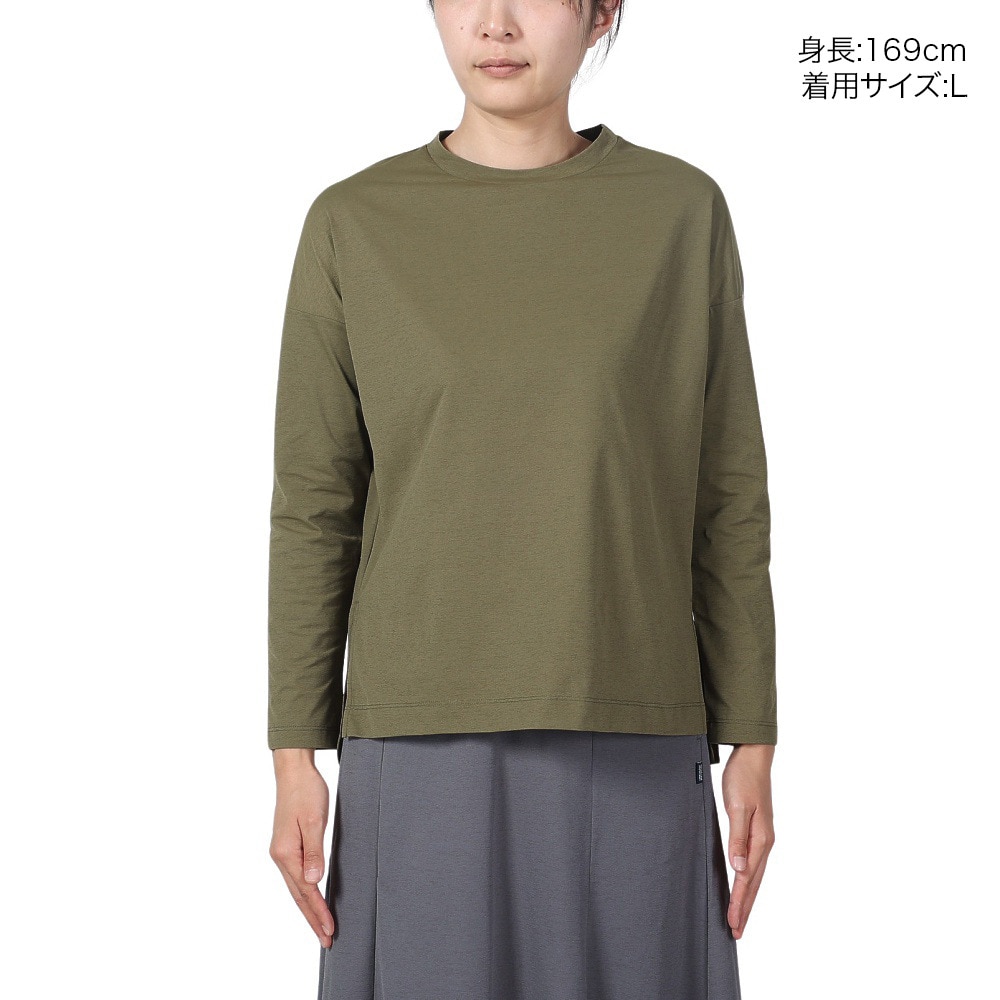 フットマーク（FOOTMARK）（レディース）長袖プルオーバーTシャツ 水陸両用 3100223-600 速乾
