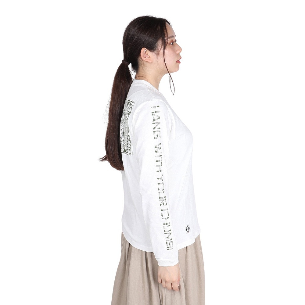 チャムス（CHUMS）（レディース）アンチバグセーフティマッチロングスリーブTシャツ CH11-2381-W001
