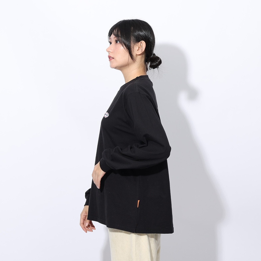 クリフメイヤー（KRIFF MAYER）（レディース）ロゴプリントロンT 長袖Tシャツ 2417828L 19 BLACK