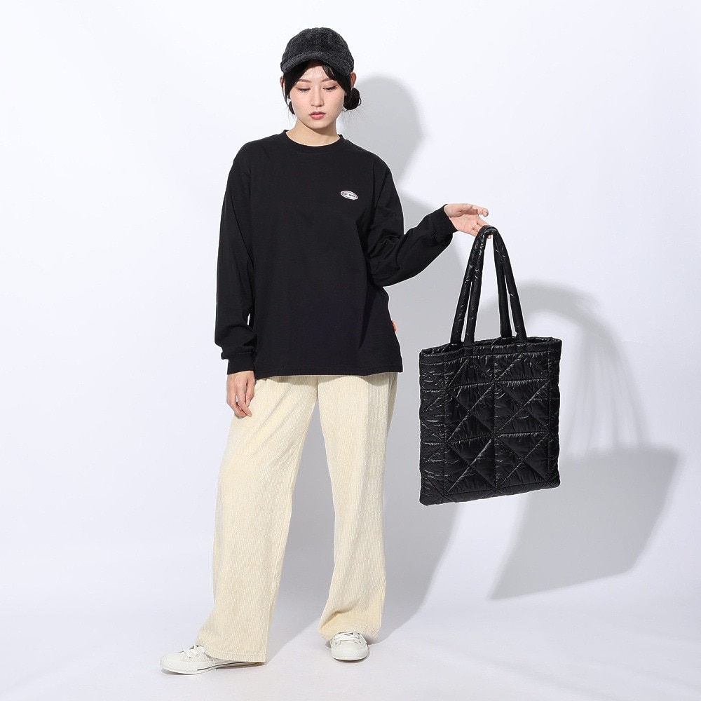 クリフメイヤー（KRIFF MAYER）（レディース）ロゴプリントロンT 長袖Tシャツ 2417828L 19 BLACK
