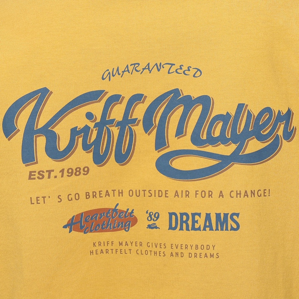 クリフメイヤー（KRIFF MAYER）（レディース）ロゴプリントロンT 長袖Tシャツ 2417828L 55 YELLOW