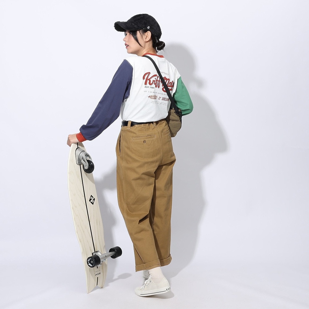 クリフメイヤー（KRIFF MAYER）（レディース）ロゴプリントロンT 長袖Tシャツ 2417828L 90 MULTI-COL