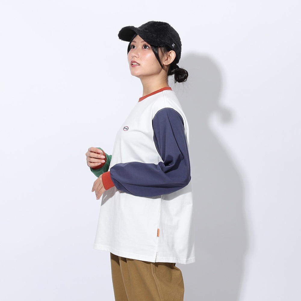 クリフメイヤー（KRIFF MAYER）（レディース）ロゴプリントロンT 長袖Tシャツ 2417828L 90 MULTI-COL