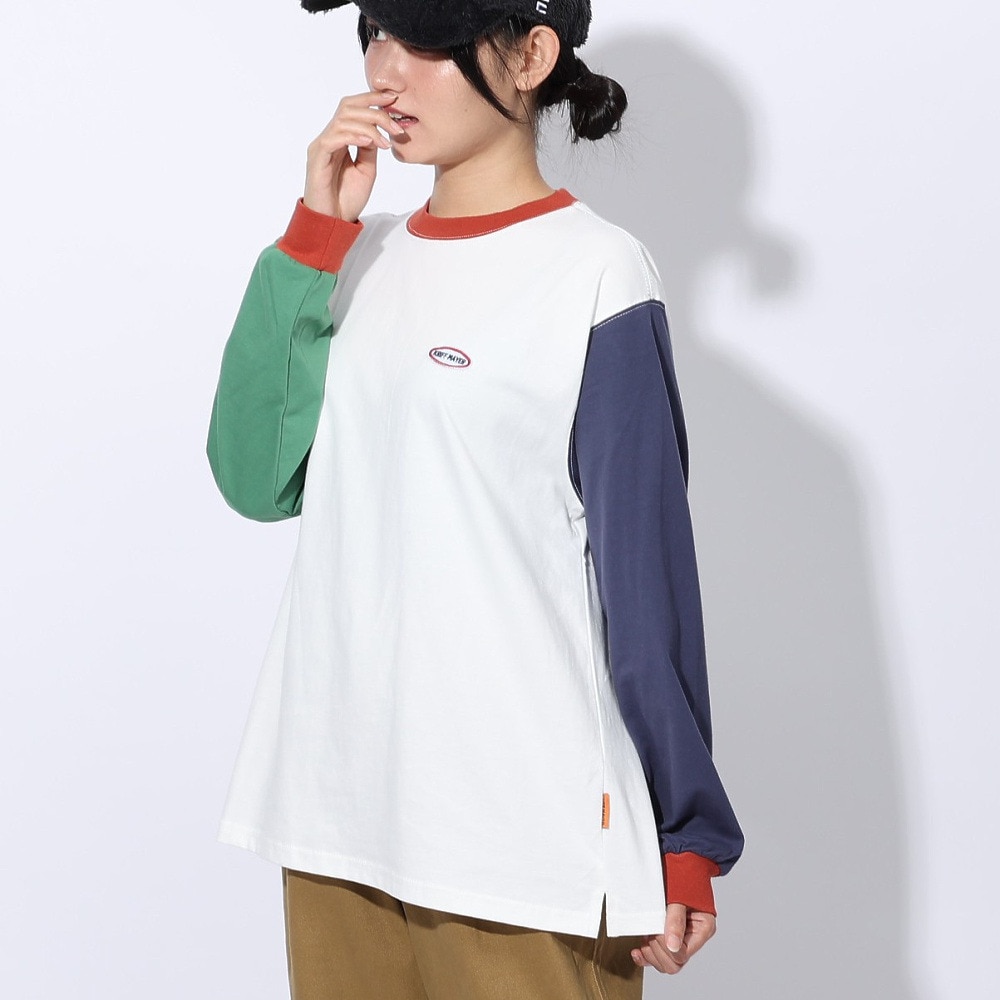 クリフメイヤー（KRIFF MAYER）（レディース）ロゴプリントロンT 長袖Tシャツ 2417828L 90 MULTI-COL