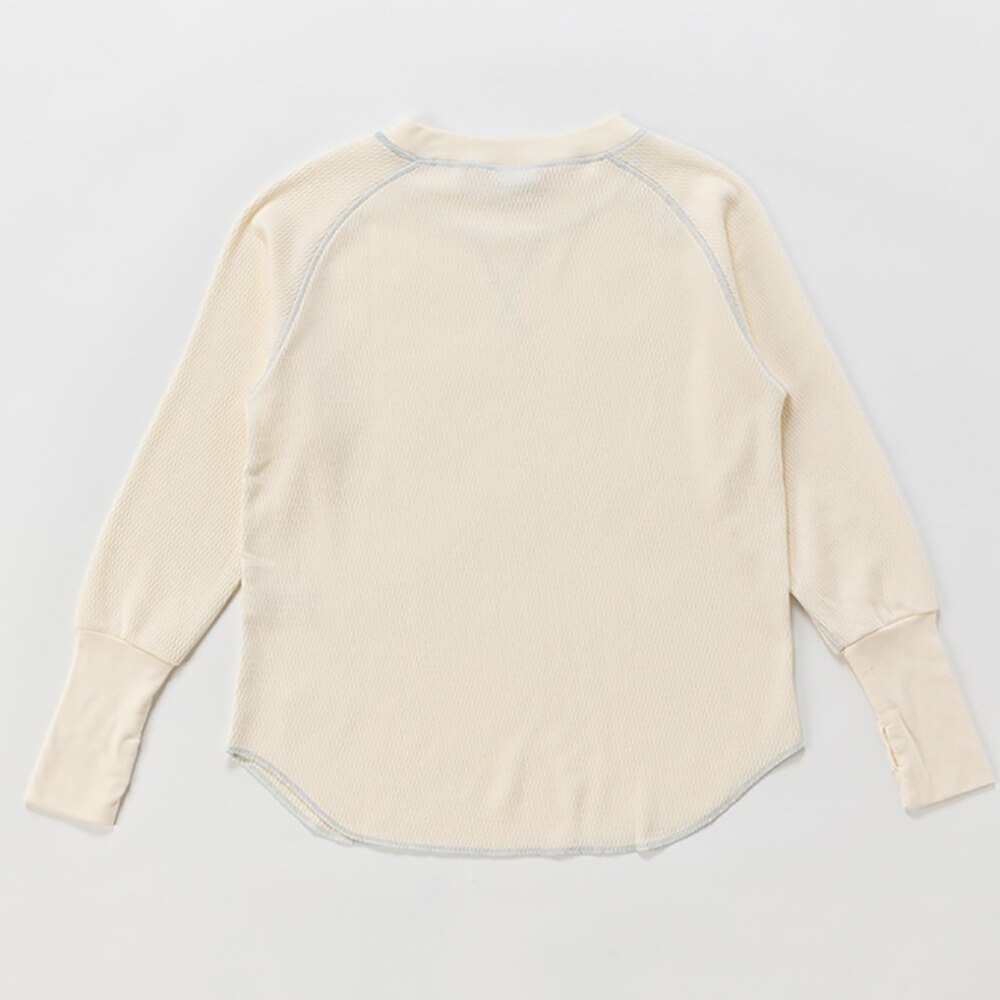 クリフメイヤー（KRIFF MAYER）（レディース）アームウォーマー風 ロンT 長袖Tシャツ 2417834L:9:NATURAL