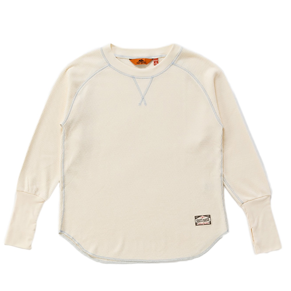 クリフメイヤー（KRIFF MAYER）（レディース）アームウォーマー風 ロンT 長袖Tシャツ 2417834L:9:NATURAL