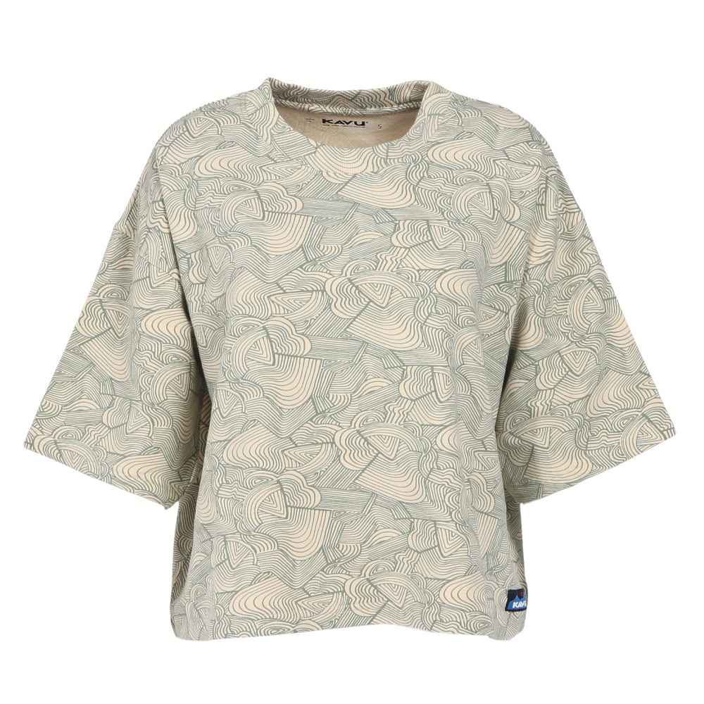 カブー（KAVU）（レディース）Tシャツ ライブフリー 19811480 パーティウェーブ