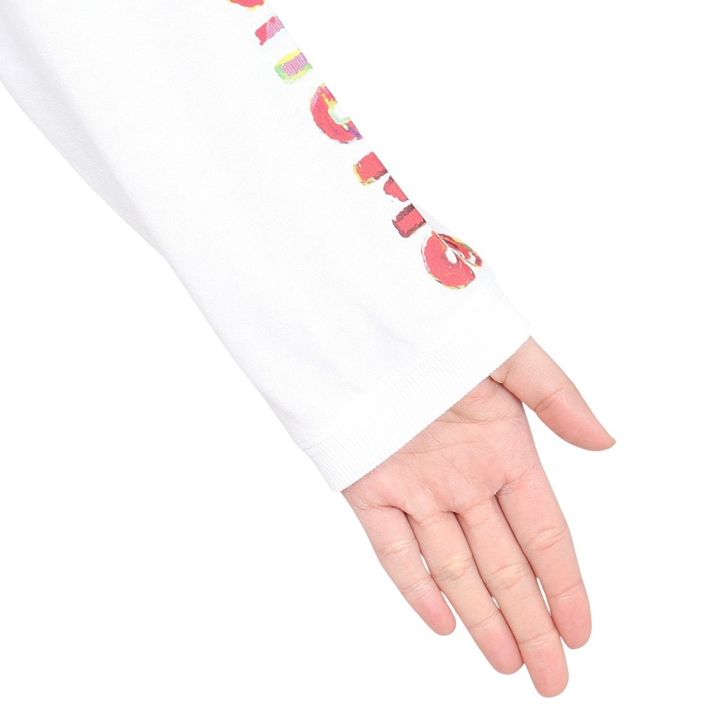 チャムス（CHUMS）（レディース）長袖Tシャツ ロンT アンチバグ CH11-2506-W001 ホワイト 綿100 虫よけ