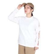 (レディース)長袖Tシャツ ロンT アンチバグ CH11-2506-W001 ホワイト 綿100 虫よけ
